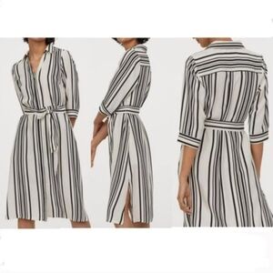 H&M button up dress w/ pockets Medium